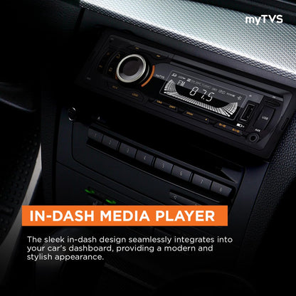 myTVS single DIN car MP3 media player with Bluetooth