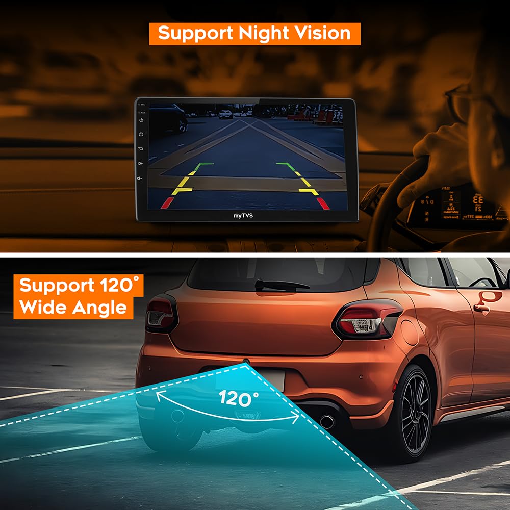 myTVS AHD 1080P car reverse parking camera