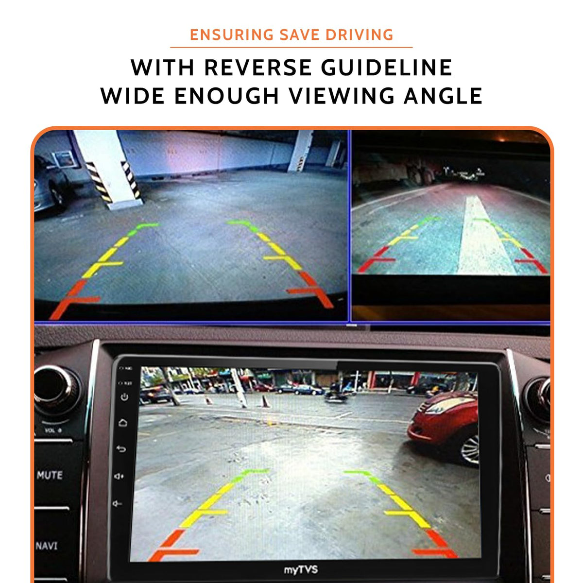 myTVS AHD 1080P car reverse parking camera
