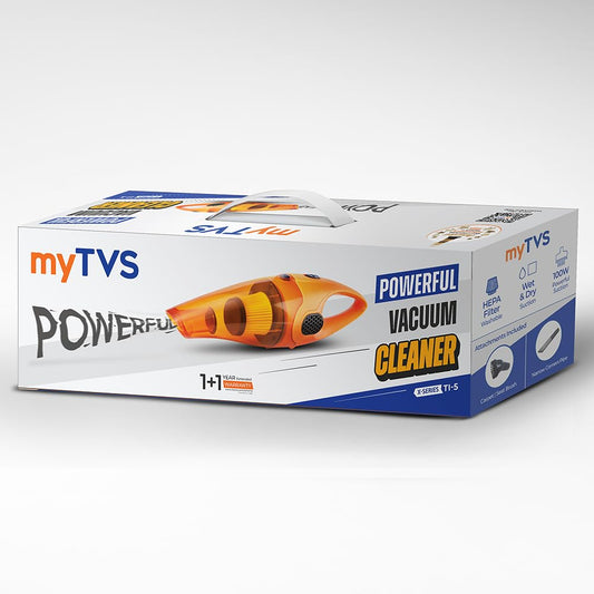 myTVS 100W car vacuum cleaner, wet and dry