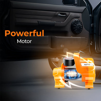 myTVS digital heavy duty car tyre inflator