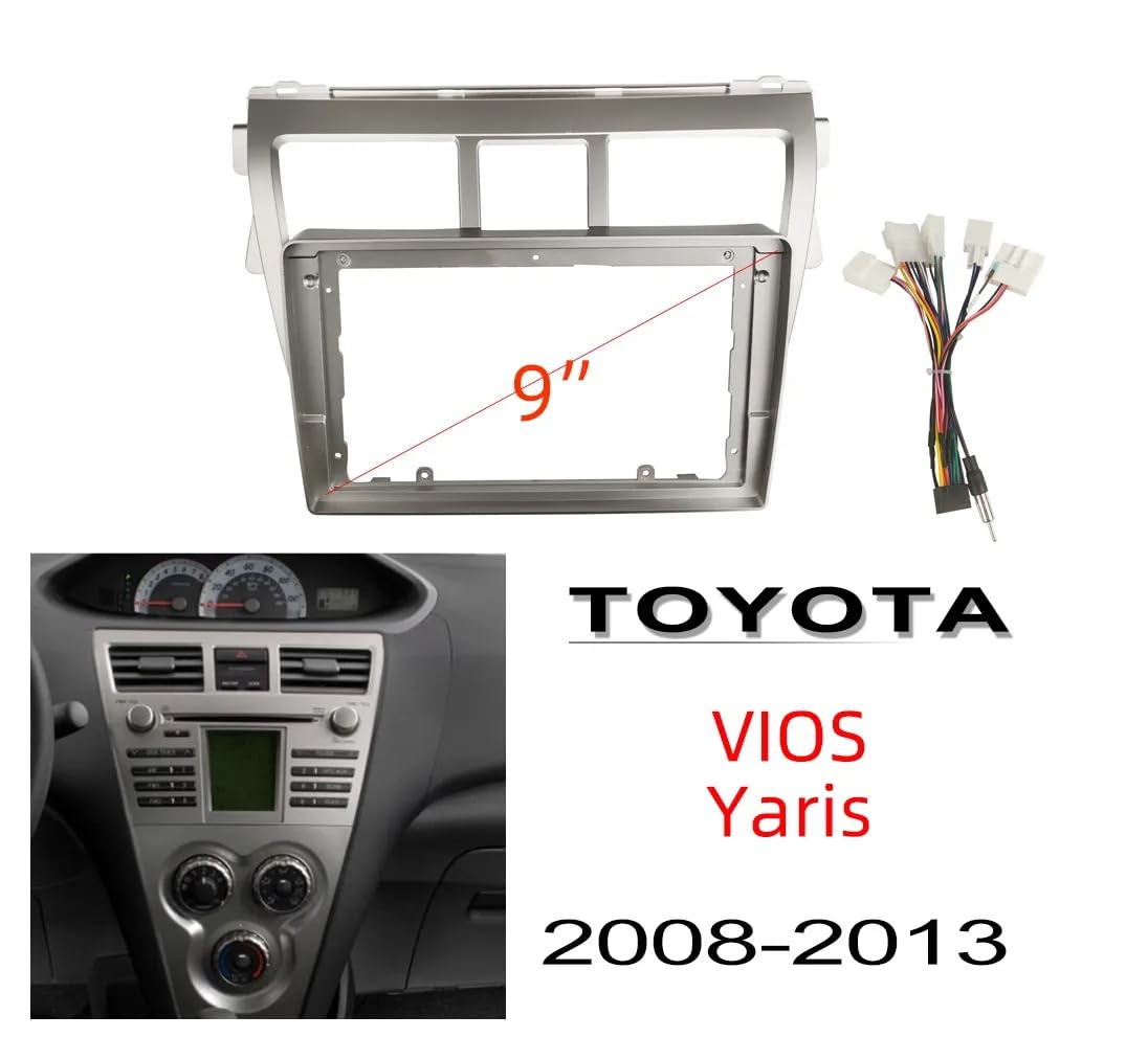 CarDost 9 inch Android frame for Toyota Yaris