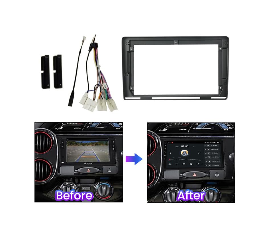 CarDost 9 inch Android frame for Toyota Etios Liva, 2011-2016