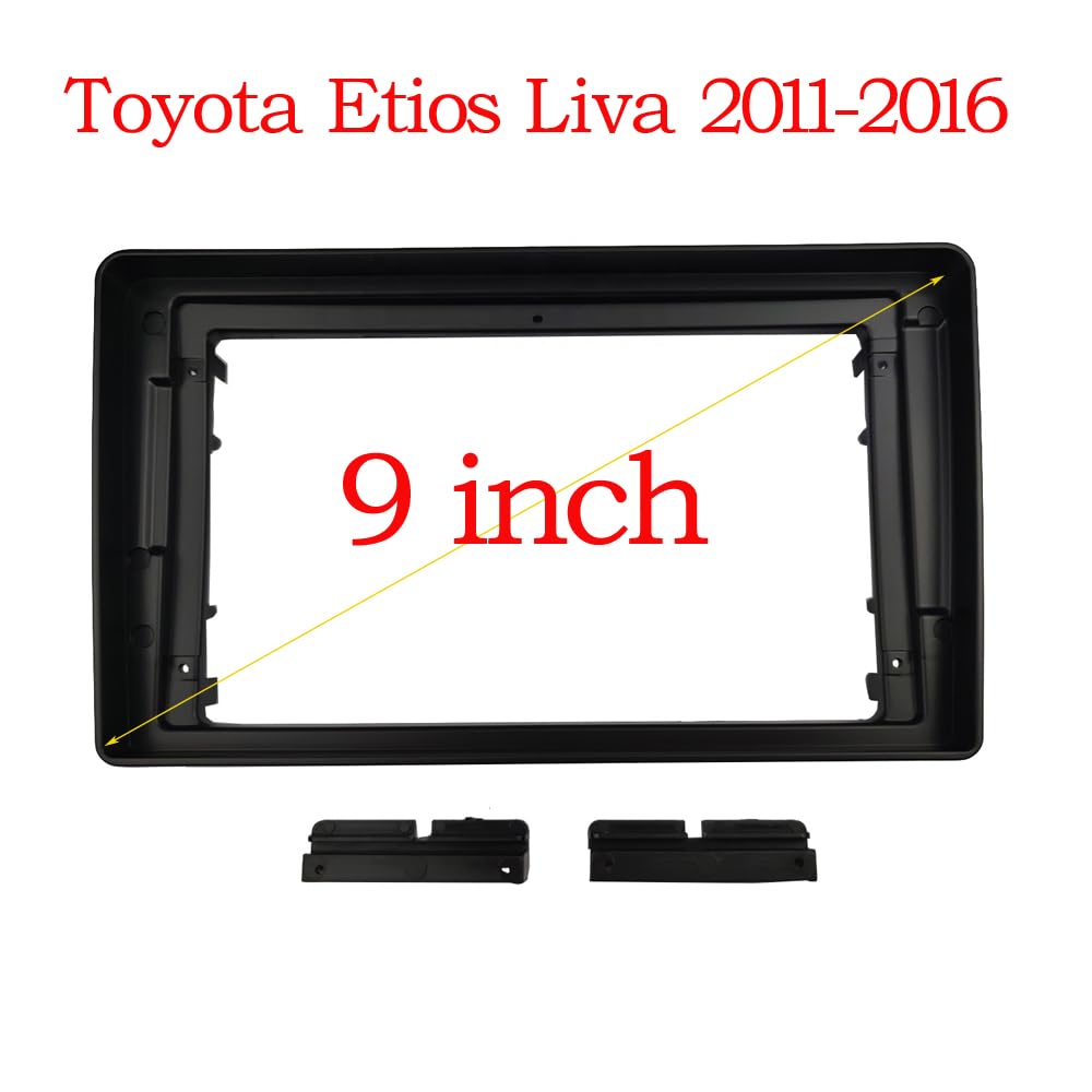 CarDost 9 inch Android frame for Toyota Etios Liva, 2011-2016