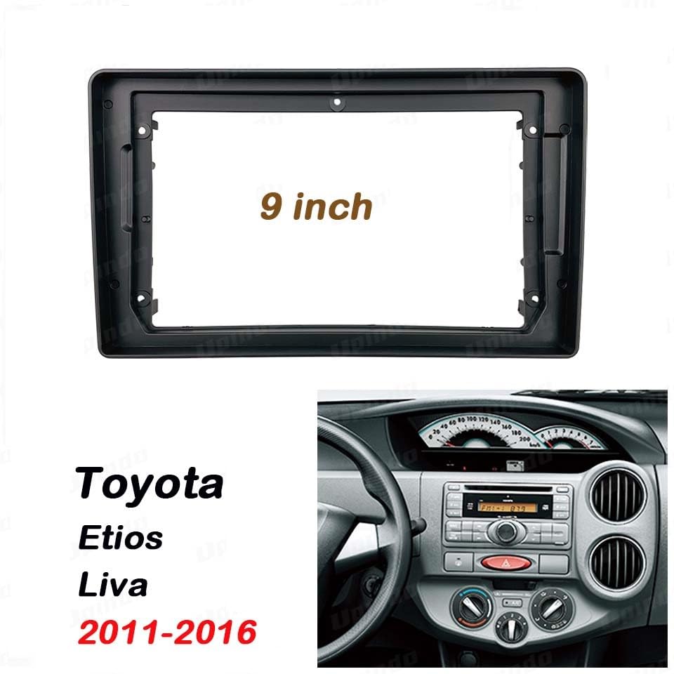 CarDost 9 inch Android frame for Toyota Etios Liva, 2011-2016