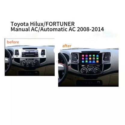 CarDost 9 inch Android frame for Toyota Fortuner, 2008-2015