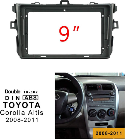 CarDost 9 inch Android frame for Toyota Corolla Altis, 2008-2012