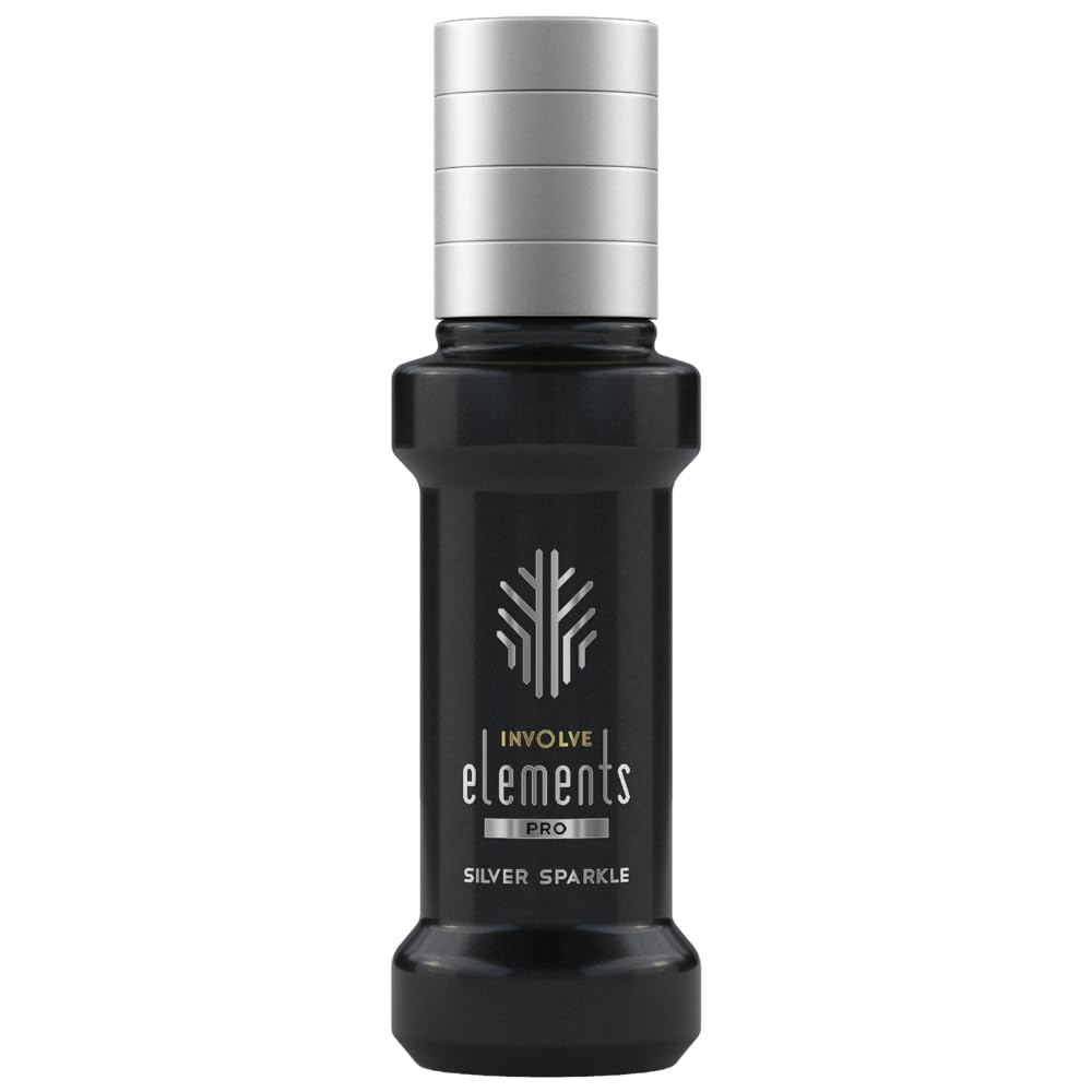 Involve Elements Pro Silver Sparkle car perfume spray bottle
