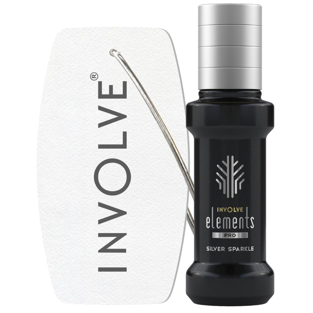 Involve Elements Pro Silver Sparkle car perfume spray bottle