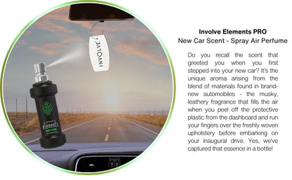 Involve Elements Pro car perfume spray, New Car Scent, 30ml
