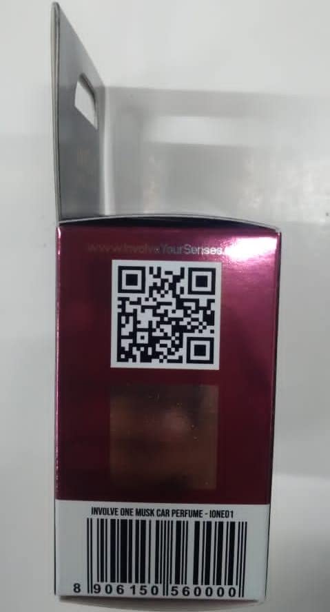 Involve One Musk organic fiber car air freshener
