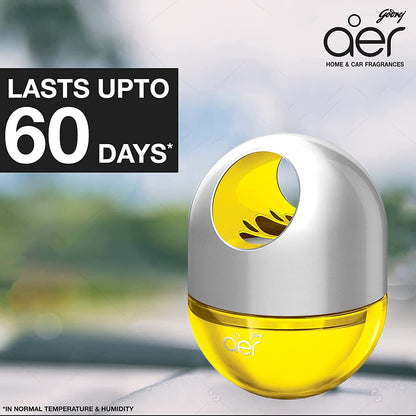 Godrej aer Twist car air freshener, Sunny Citrus Blast, 45g
