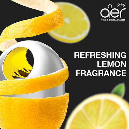 Godrej aer Twist car air freshener, Sunny Citrus Blast, 45g