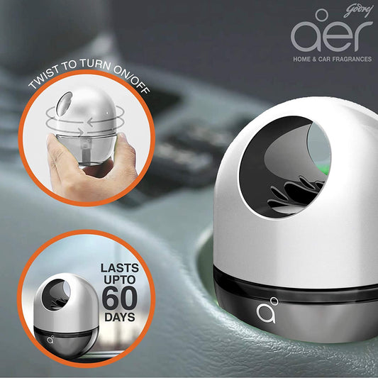 Godrej aer Twist car air freshener, Musk After Smoke, 45g