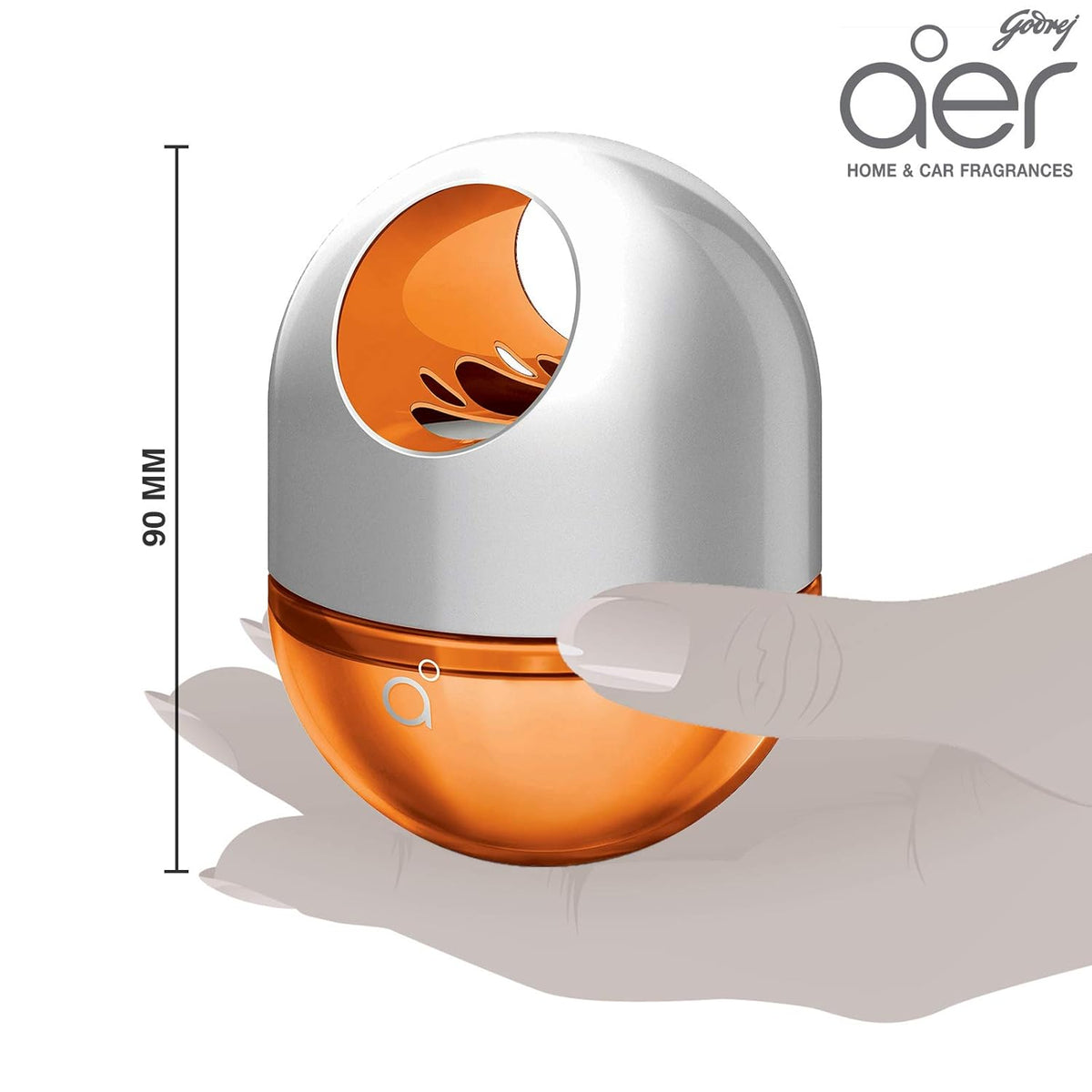 Godrej aer Twist car air freshener, Bright Tangy Delight, 45g