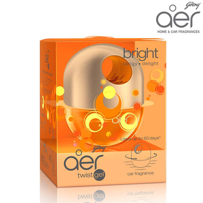 Godrej aer Twist car air freshener, Bright Tangy Delight, 45g