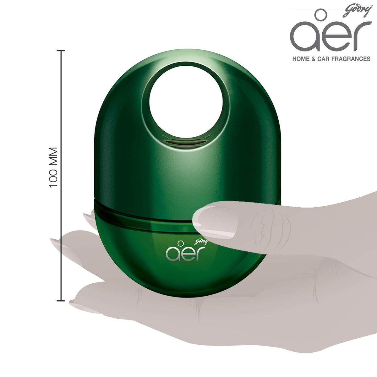 Godrej aer Twist car air freshener, Fresh Forest Drizzle, 45g
