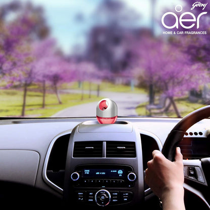 Godrej aer Twist car air freshener, Petal Crush Pink, 45g