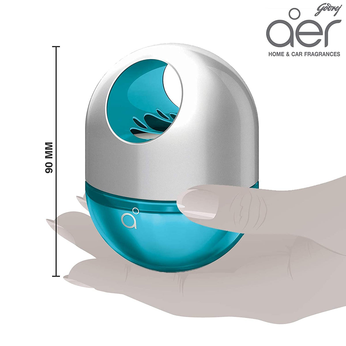 Godrej aer Twist car air freshener, Cool Surf Blue, 45g