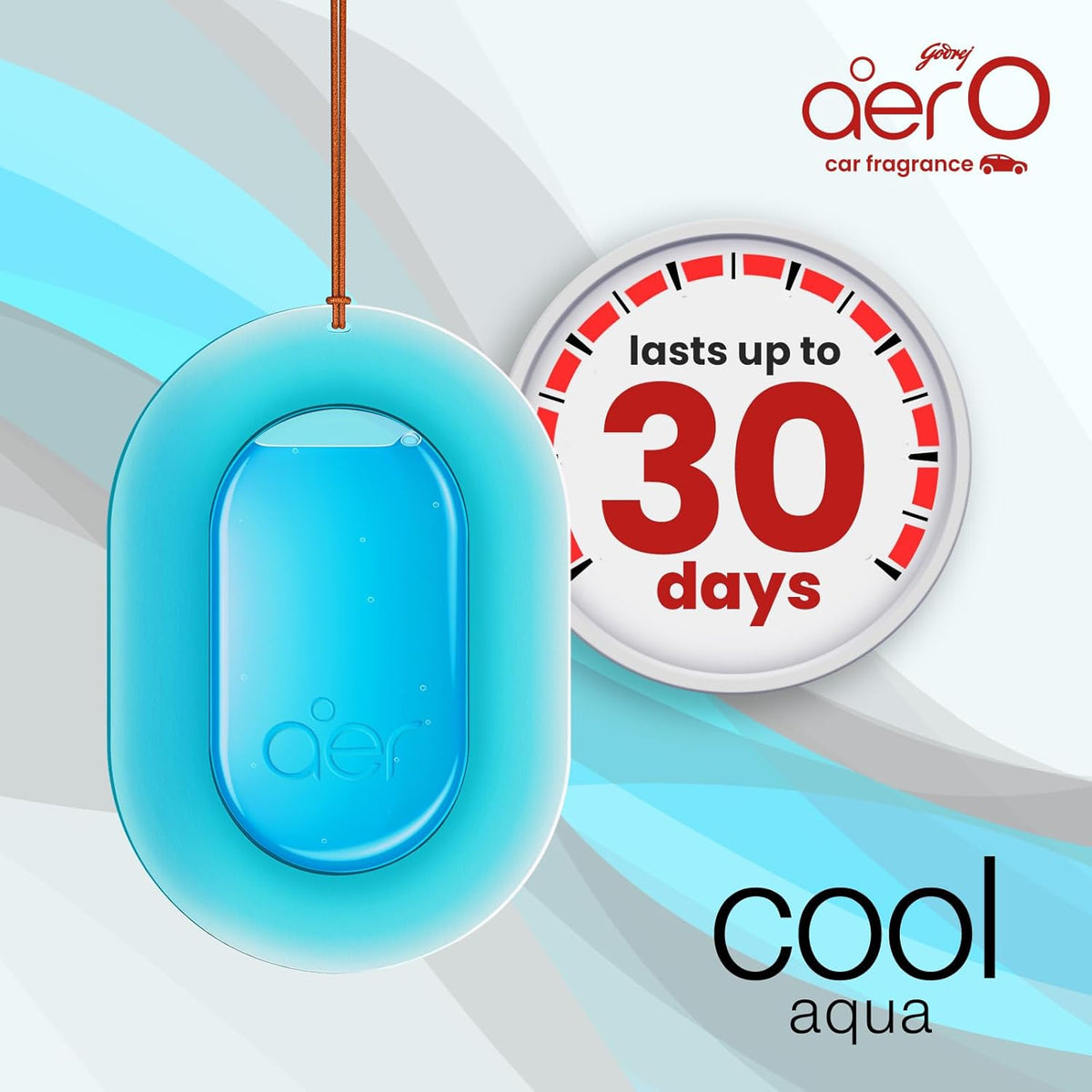 Godrej aer O hanging car air freshener, pack of 3