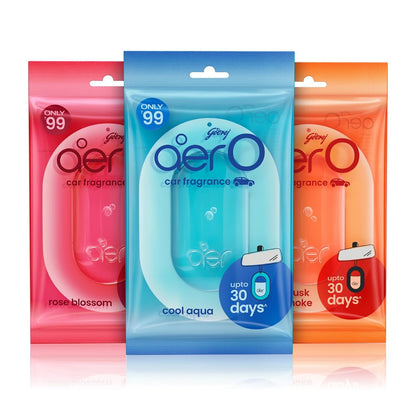 Godrej aer O hanging car air freshener, pack of 3