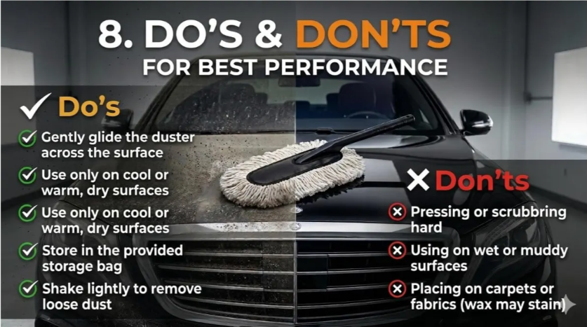 Jopasu car duster brush