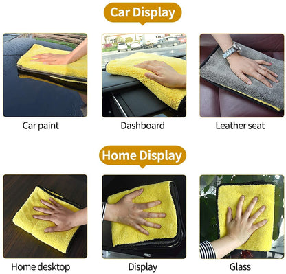 CarDost 800 GSM microfiber cloth, 40x40cm, single pack