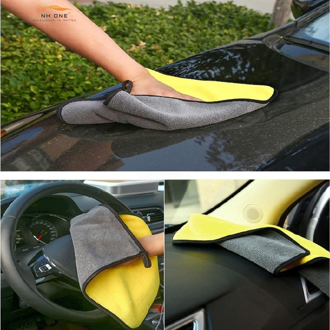 CarDost 800 GSM microfiber cloth, 40x40cm, single pack
