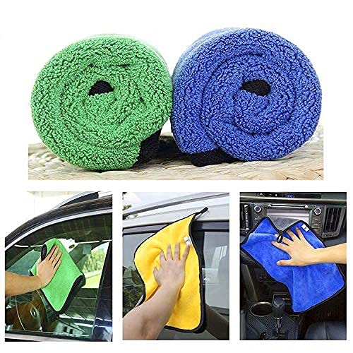 CarDost heavy microfiber cloth, 800 GSM, pack of 3