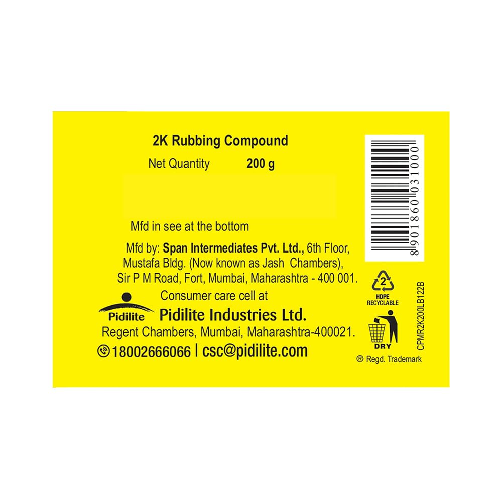 Motomax 2K rubbing compound tin, 200g