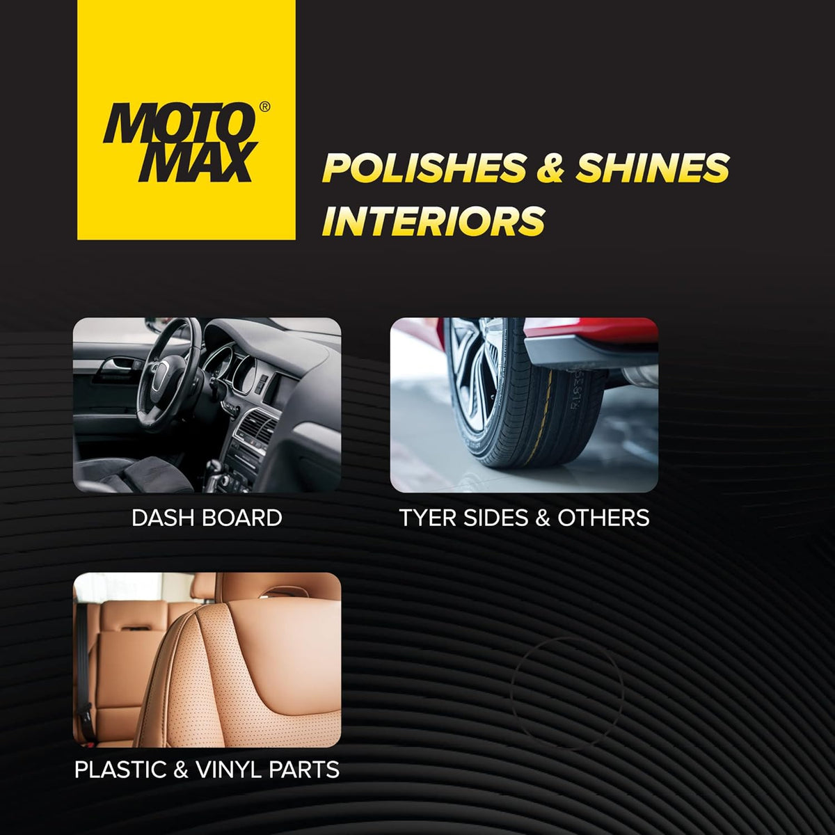 Motomax dashboard polish bottle, 100ml