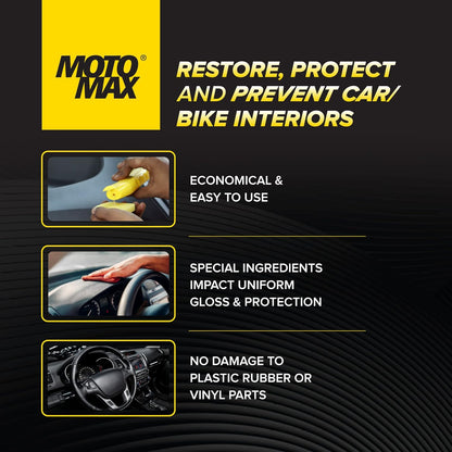 Motomax dashboard polish bottle, 100ml