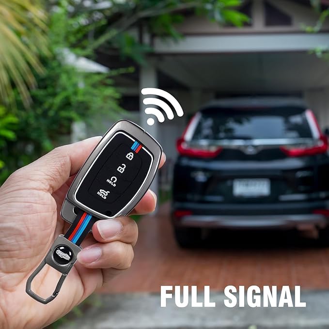 CarDost metal key cover for Hyundai 3-button smart key