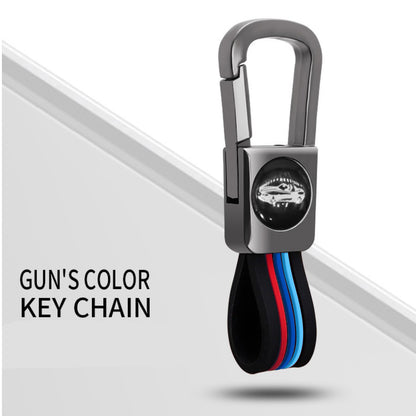 CarDost metallic grey metal key cover for Hyundai 4-button smart key
