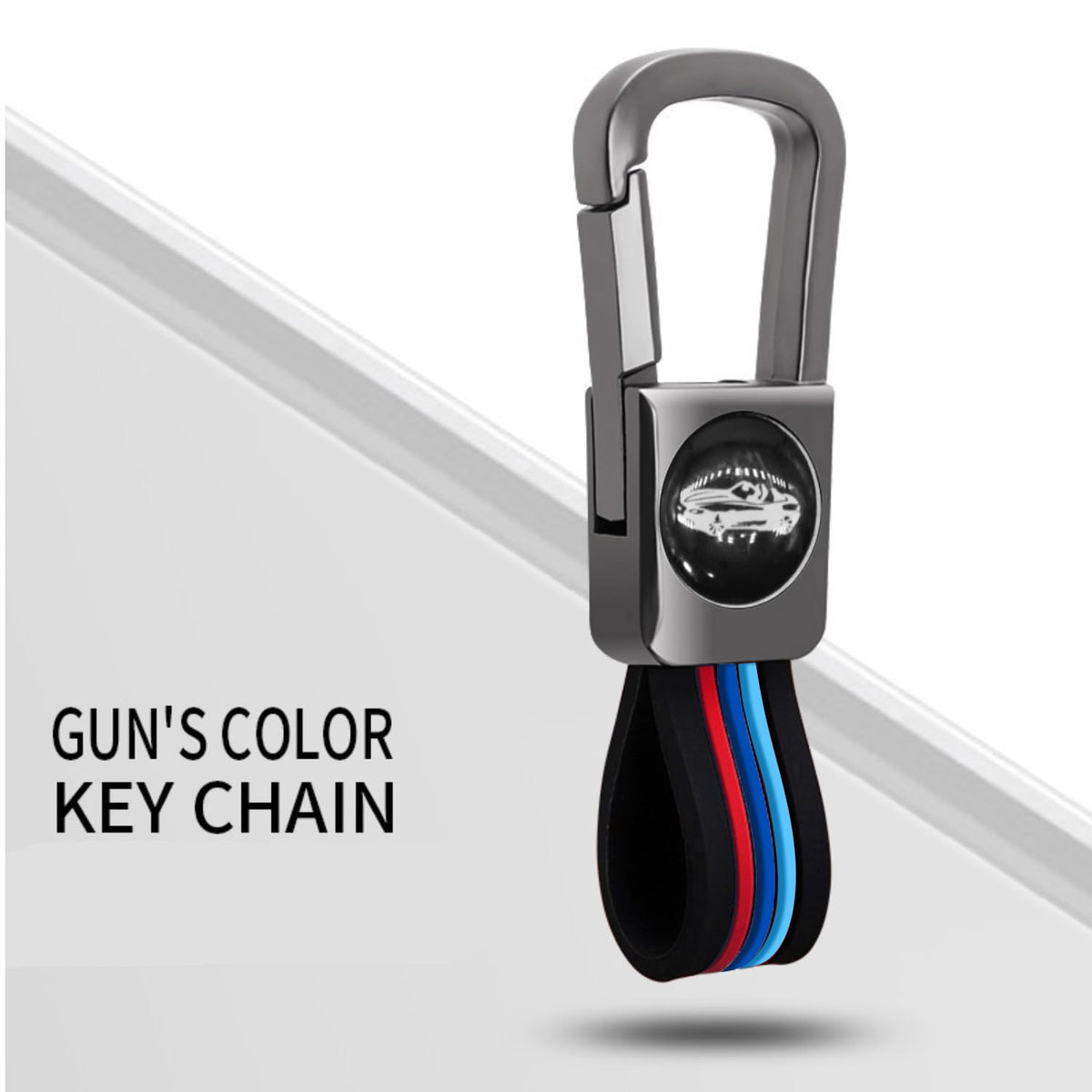 CarDost metal key cover for Kia Sonet, Seltos, Carens 4-button key