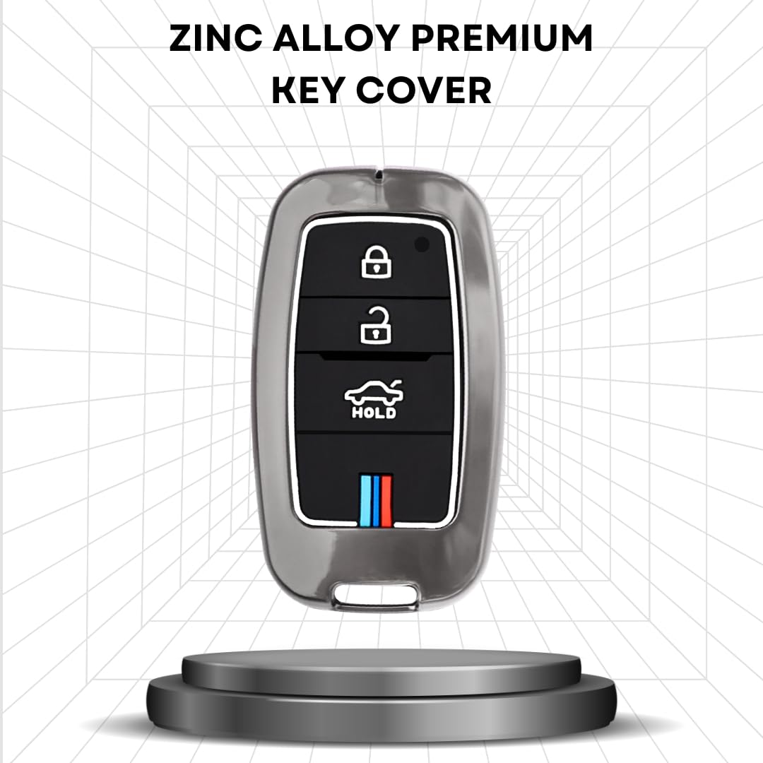 CarDost zinc alloy key cover for Kia 3-button smart key