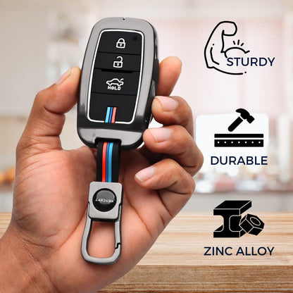 CarDost zinc alloy key cover for Kia 3-button smart key