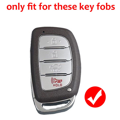 CarDost alloy key cover with 360 degree protection for Hyundai smart key