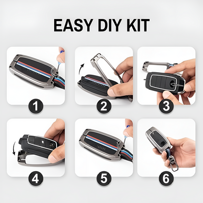 CarDost alloy key cover with 360 degree protection for Hyundai smart key