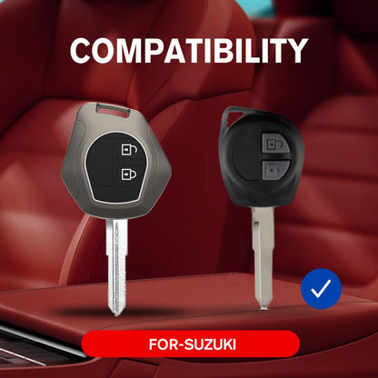 CarDost premium metal key case for Maruti Suzuki 2-button remote key