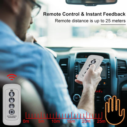 LED 3-in-1 hand gesture light with wireless remote control