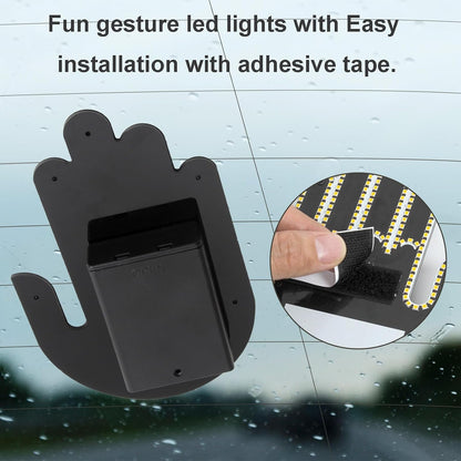 LED 3-in-1 hand gesture light with wireless remote control