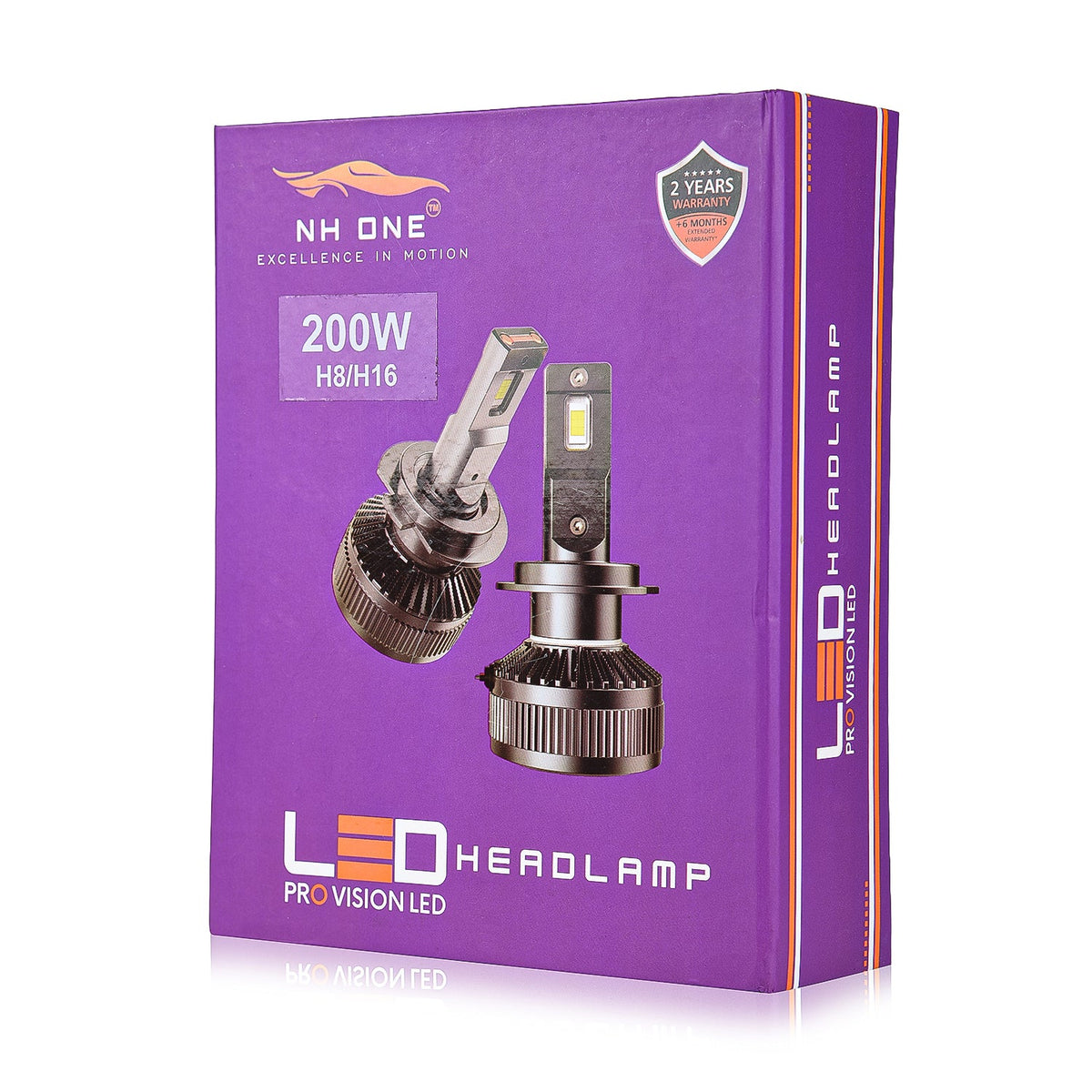 CarDost H8/H16 LED fog lamp bulb, Pro Vision 200W