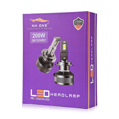 CarDost LED headlight bulb, 9012/HIR2, 200W Pro Vision