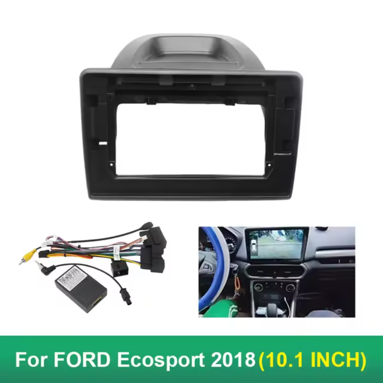 CarDost 10.1 Inch Android frame for Ford EcoSport (2018 Onwards), black