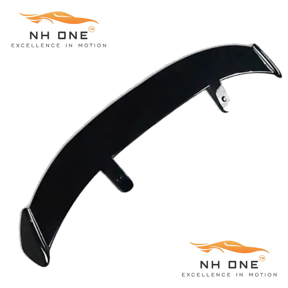 ABS roof spoiler for Tata Punch, glossy black finish