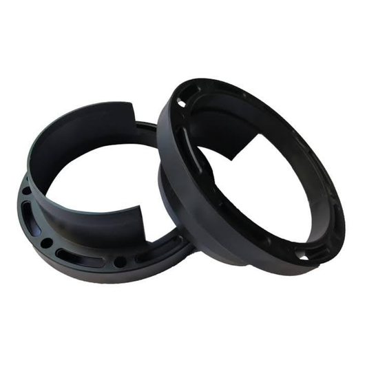 CarDost 6 inch rainguard speaker ring adapter, set of 2