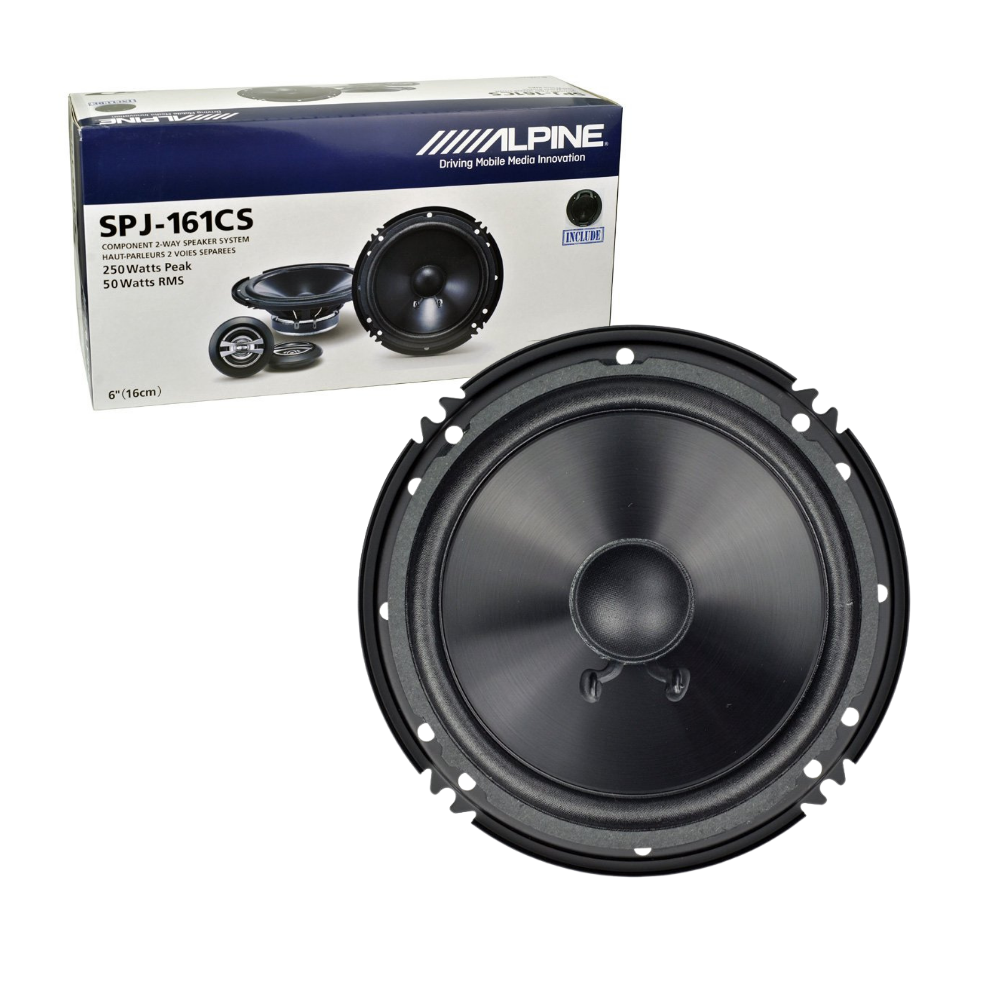 Alpine SPJ-161CS 6 inch 2-way component car speaker