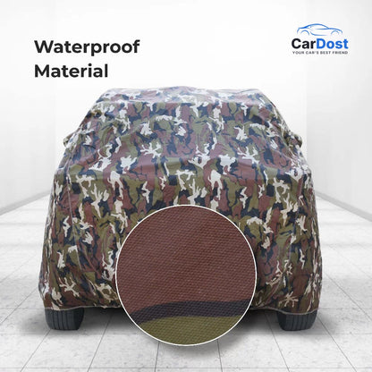 CarDost JUNGLE Heavy Duty car body cover – waterproof material close-up